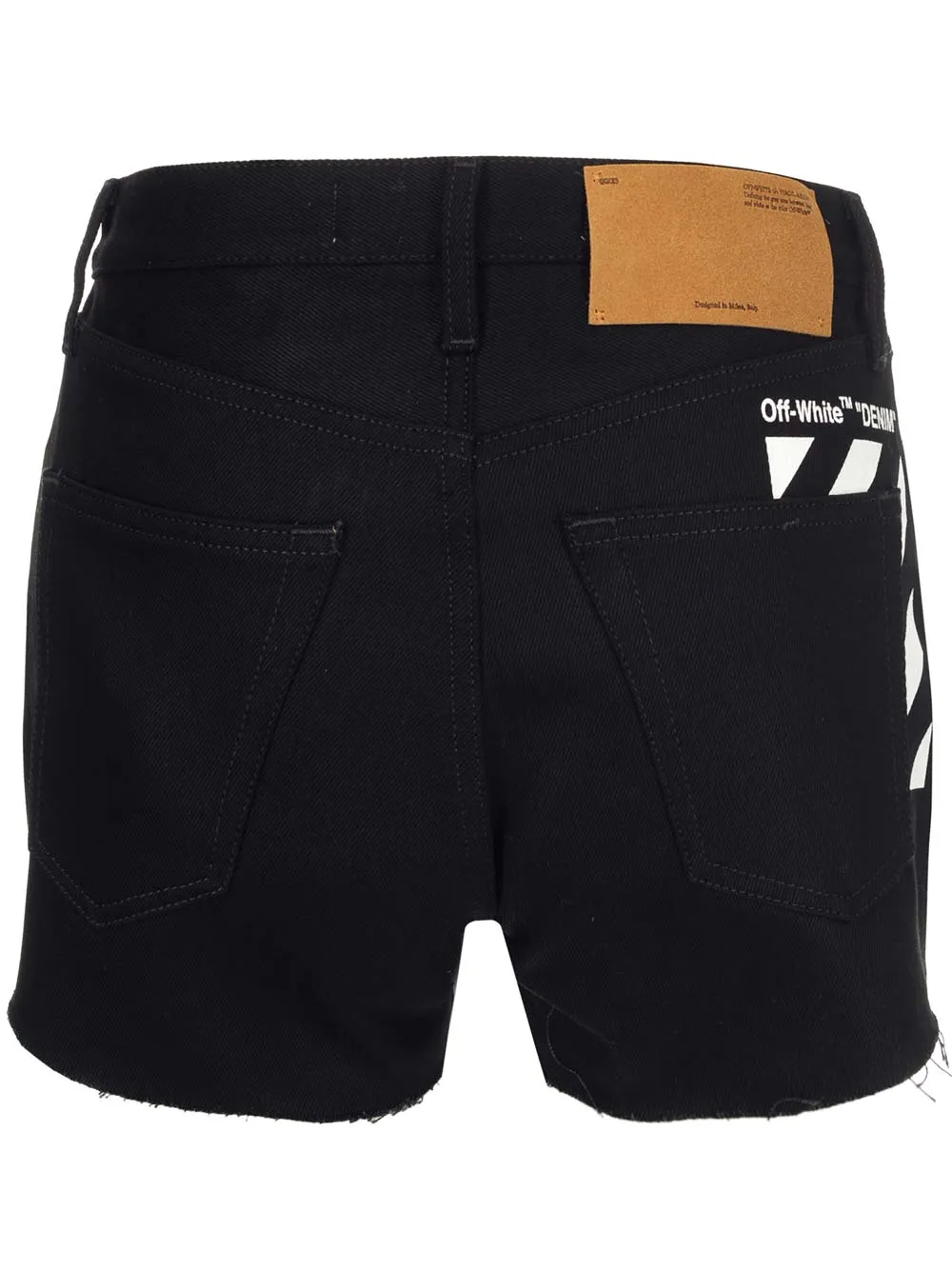 Off-White Diagonal Print Shorts