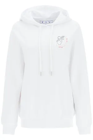 Off-White Hand Logo Printed Hoodie