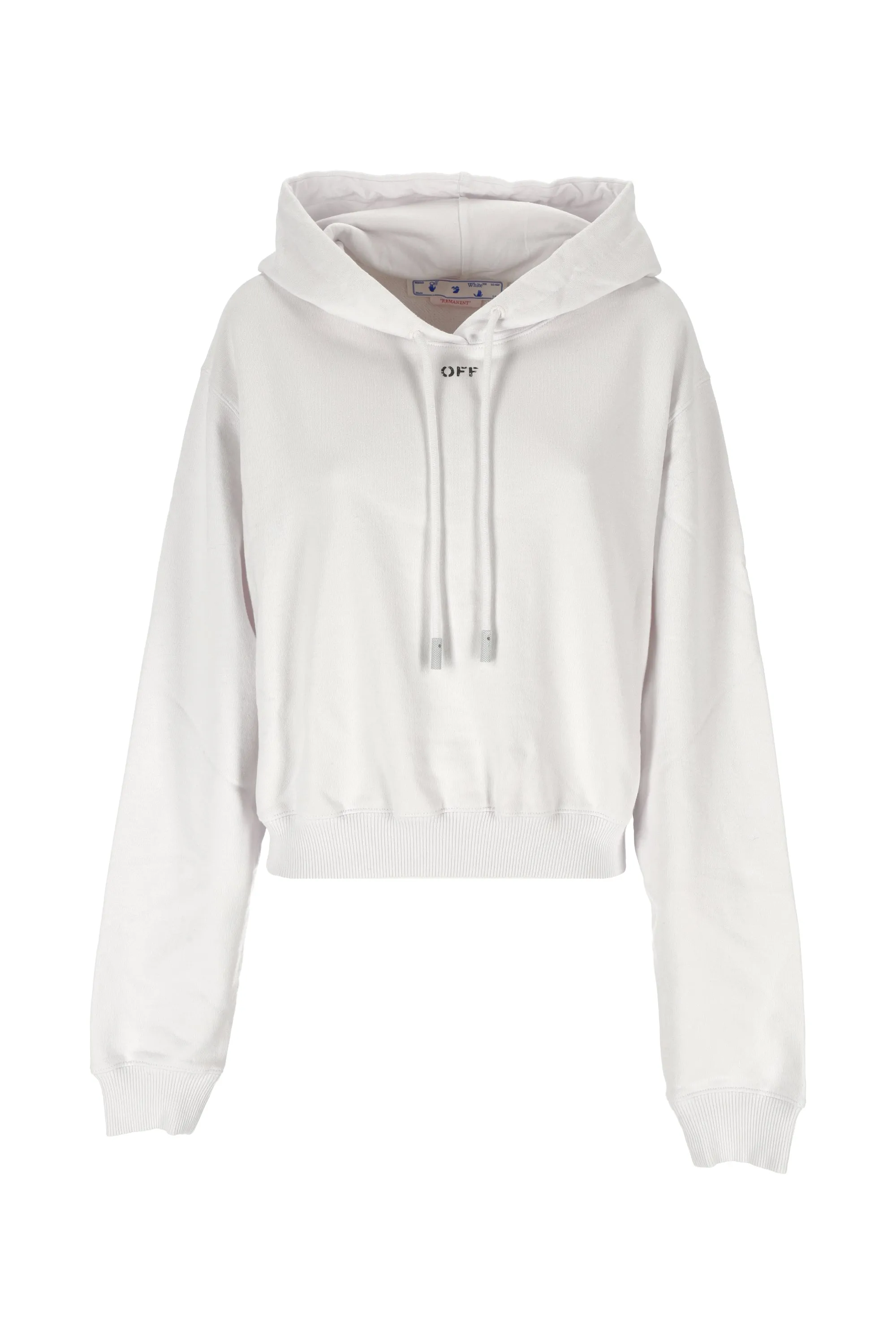 Off-White Logo Printed Drawstring Hoodie