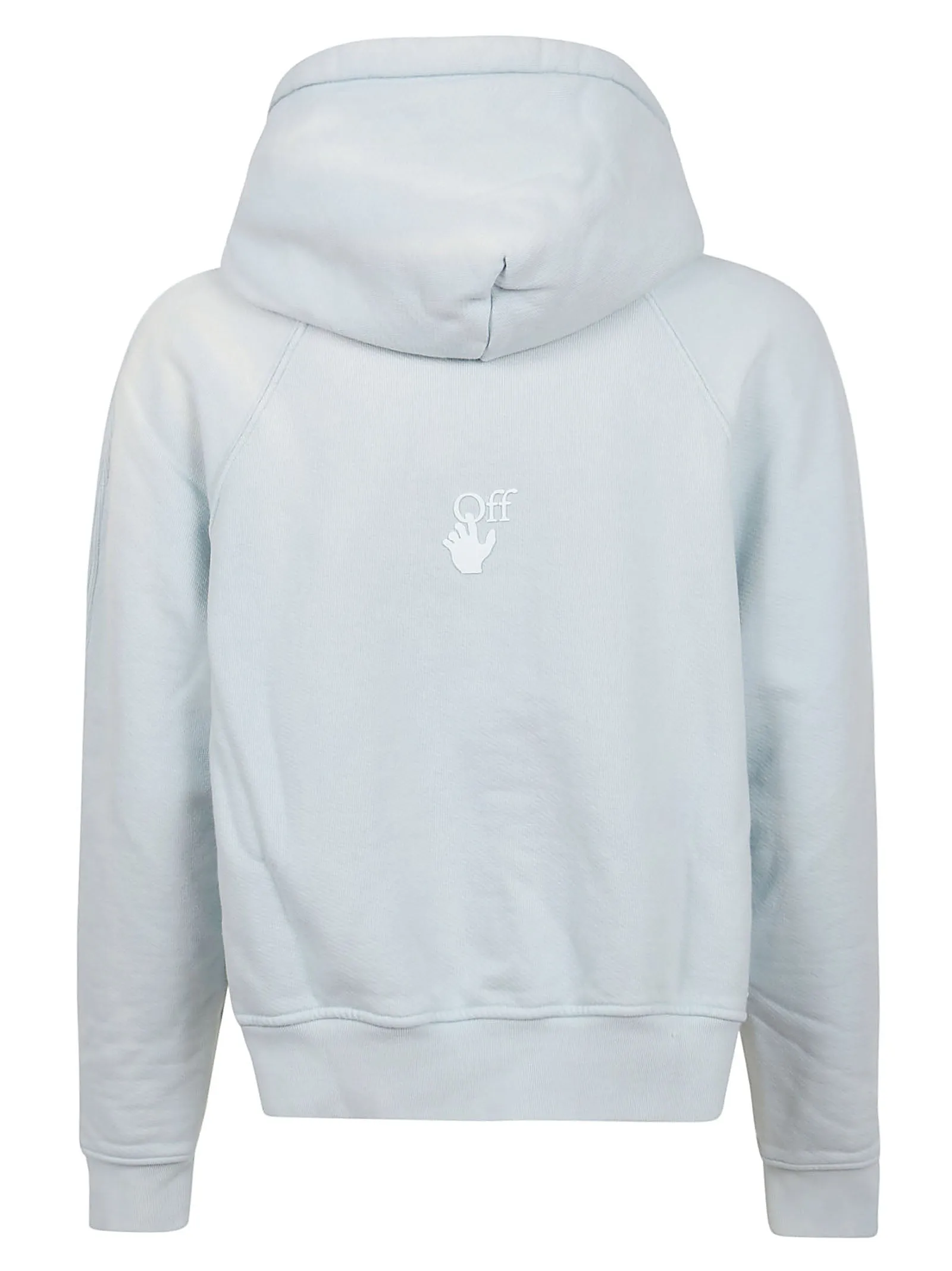 Off-White Logo Printed Drawstring Hoodie