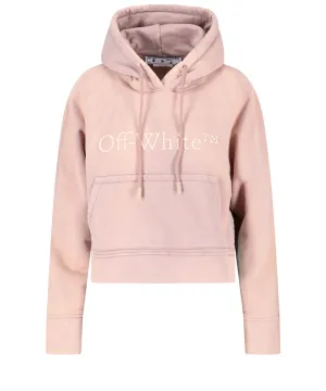 Off-White Logo Printed Drawstring Hoodie