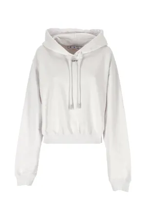 Off-White Logo Printed Drawstring Hoodie