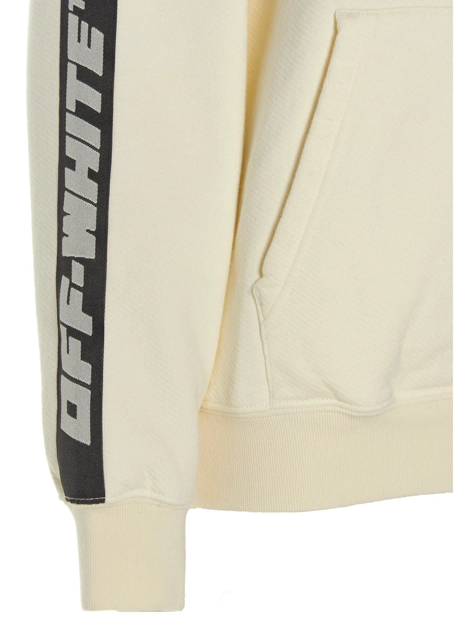 Off-White Logo Tape Drawstring Hoodie
