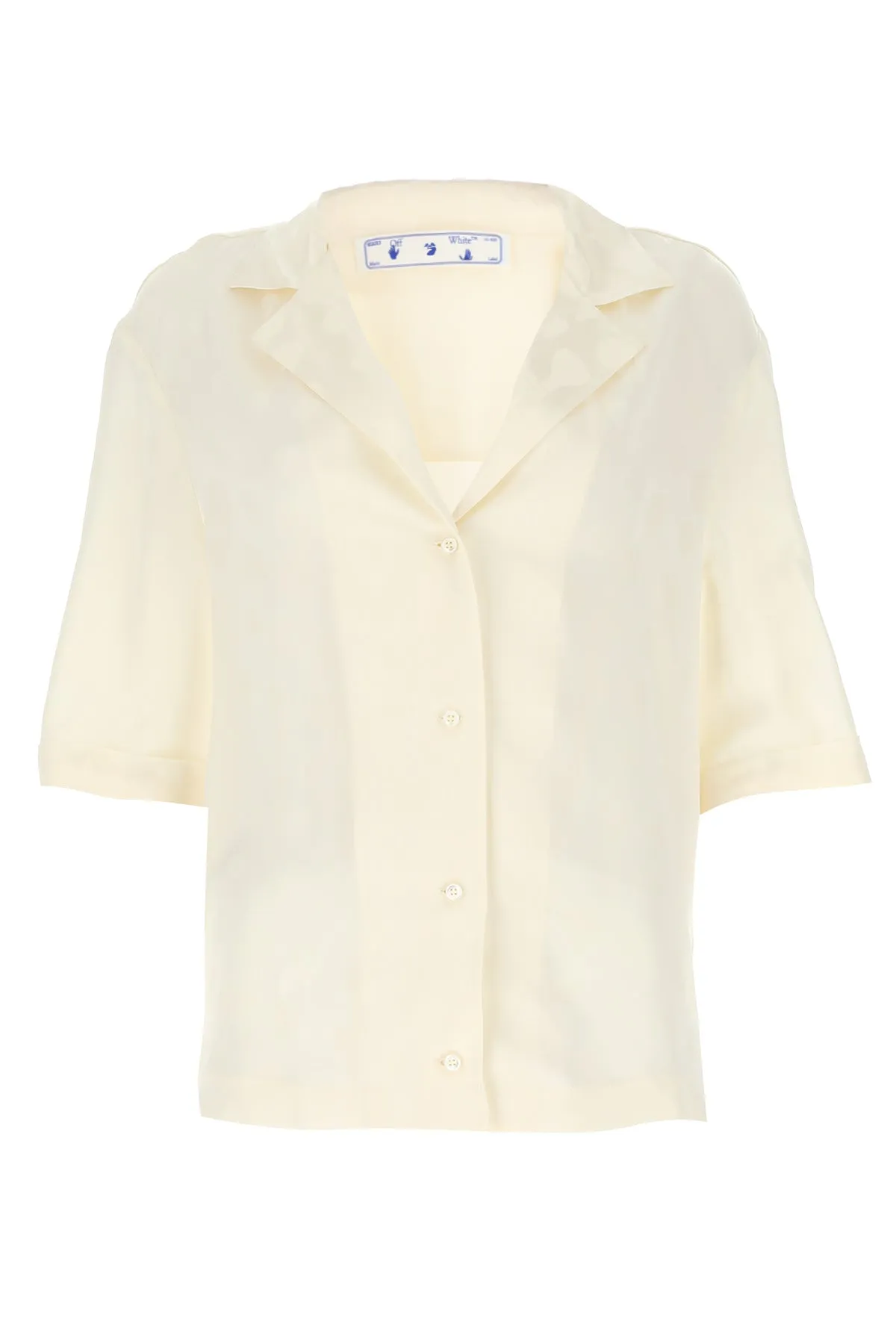 Off-White Polka Dot Short Sleeved Shirt