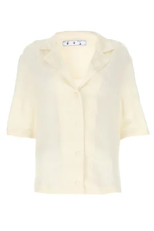 Off-White Polka Dot Short Sleeved Shirt