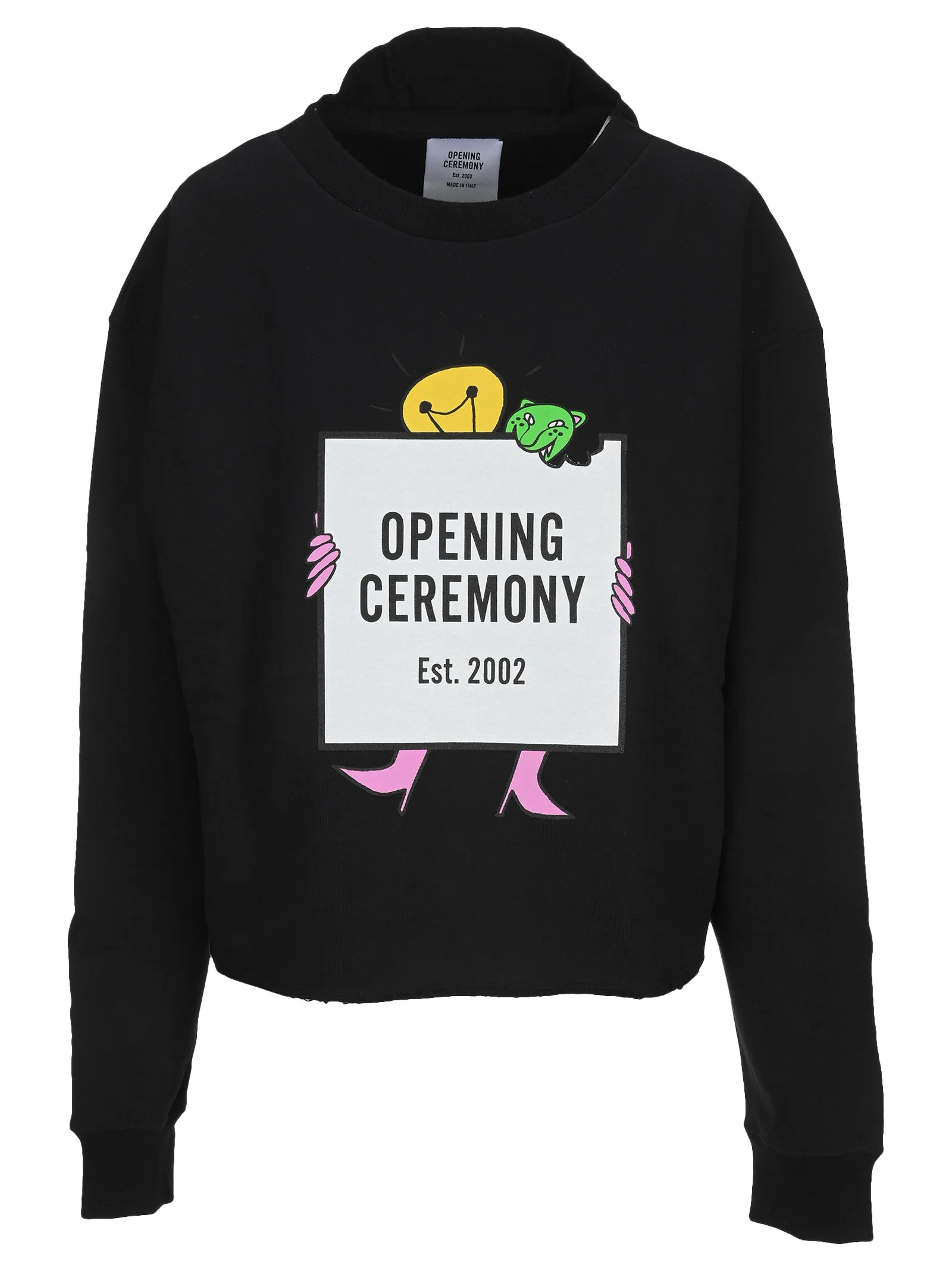 Opening Ceremony Box Logo Printed Hoodie