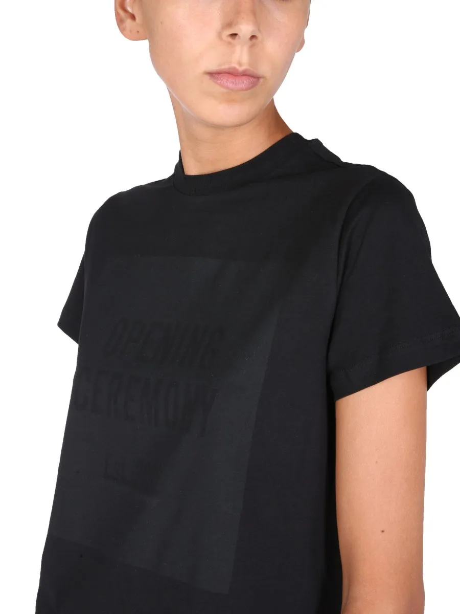 Opening Ceremony Box Logo Printed T-Shirt