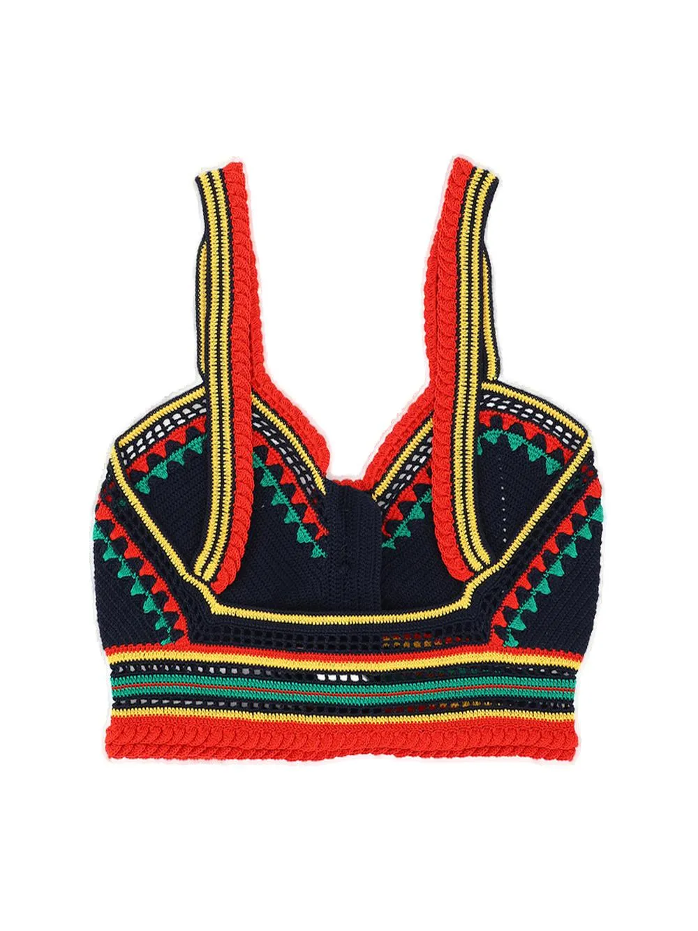 Paco Rabanne Cropped Knitted Top