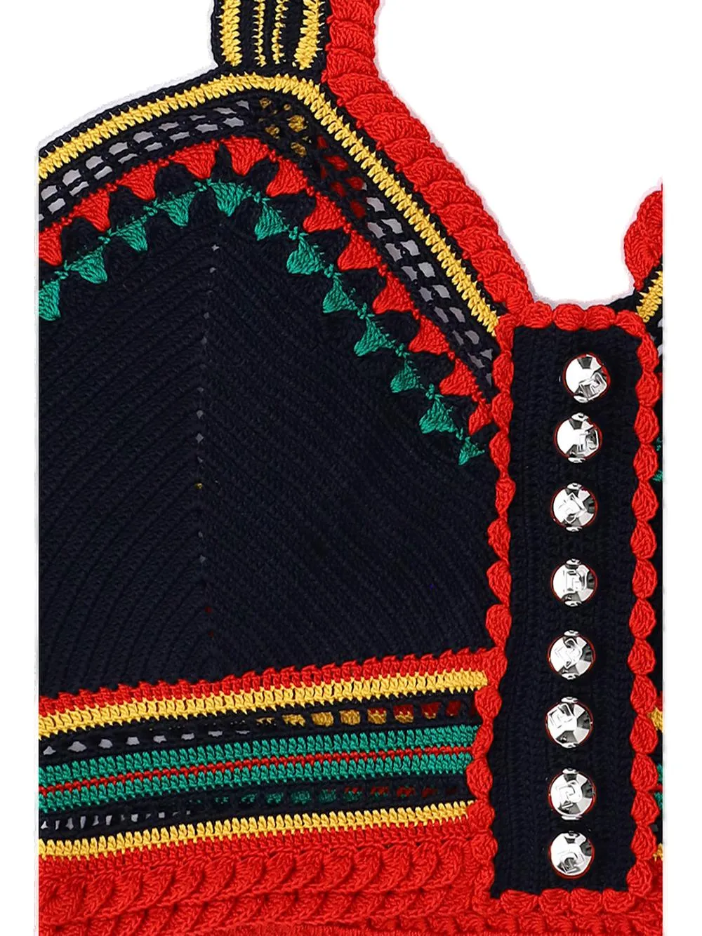 Paco Rabanne Cropped Knitted Top