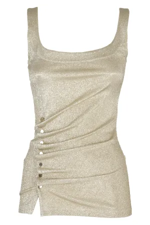 Paco Rabanne Draped Sleeveless Top