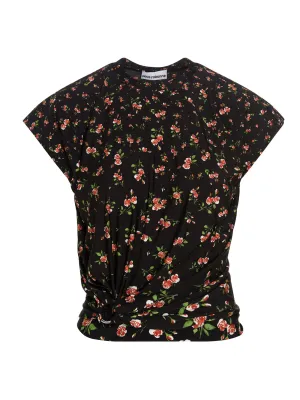 Paco Rabanne Floral Printed Top