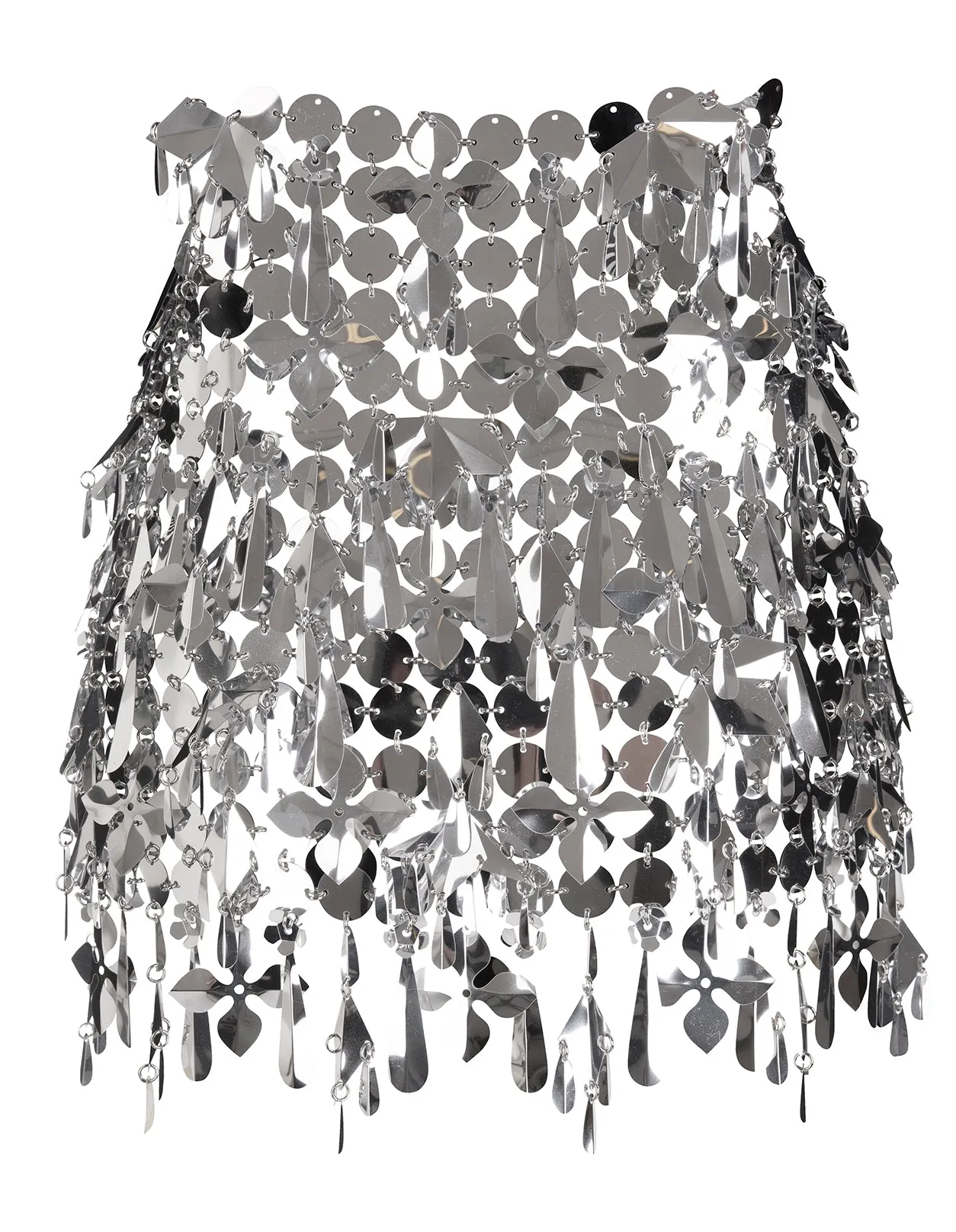 Paco Rabanne Graphic Mini Skirt