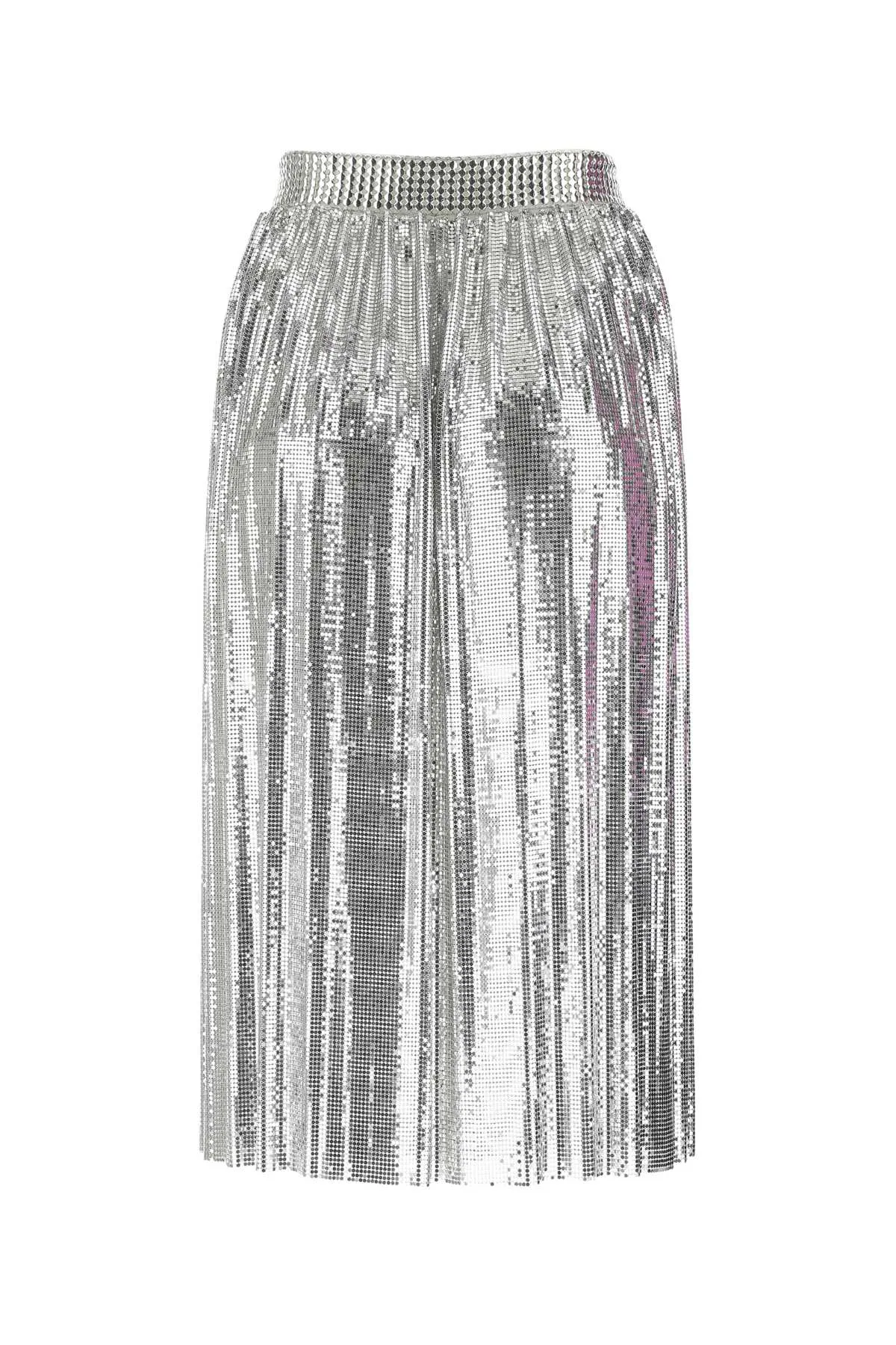 Paco Rabanne High Waisted Midi Skirt