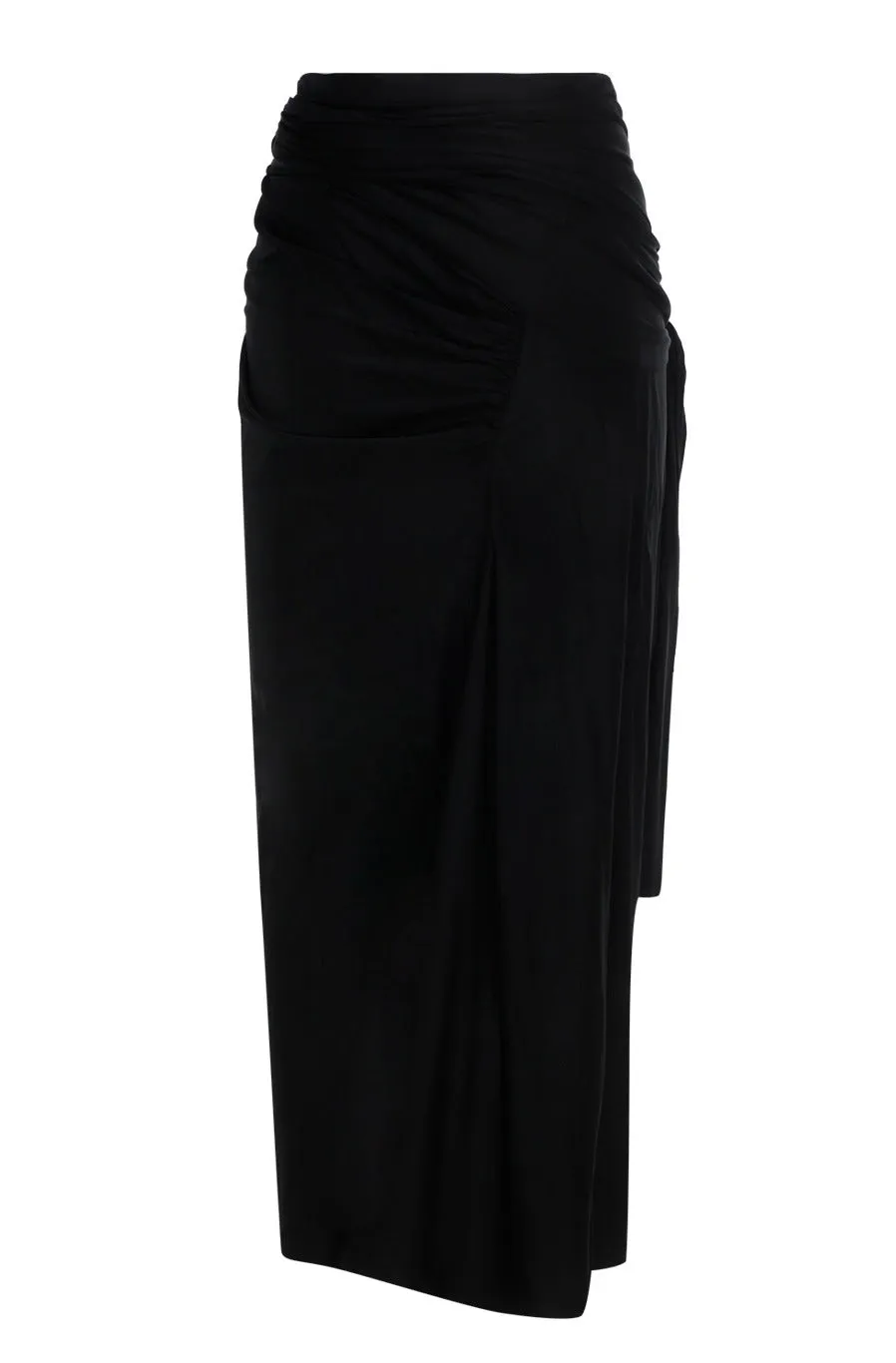Paco Rabanne Jupe Asymmetrical Midi Skirt