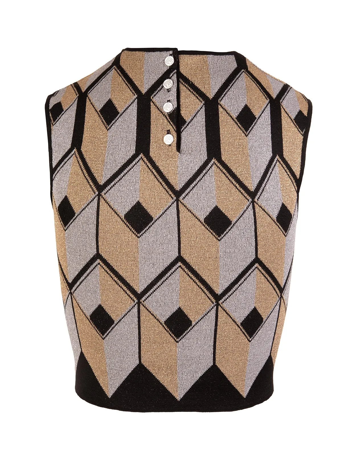 Paco Rabanne Shimmering Sleeveless Top