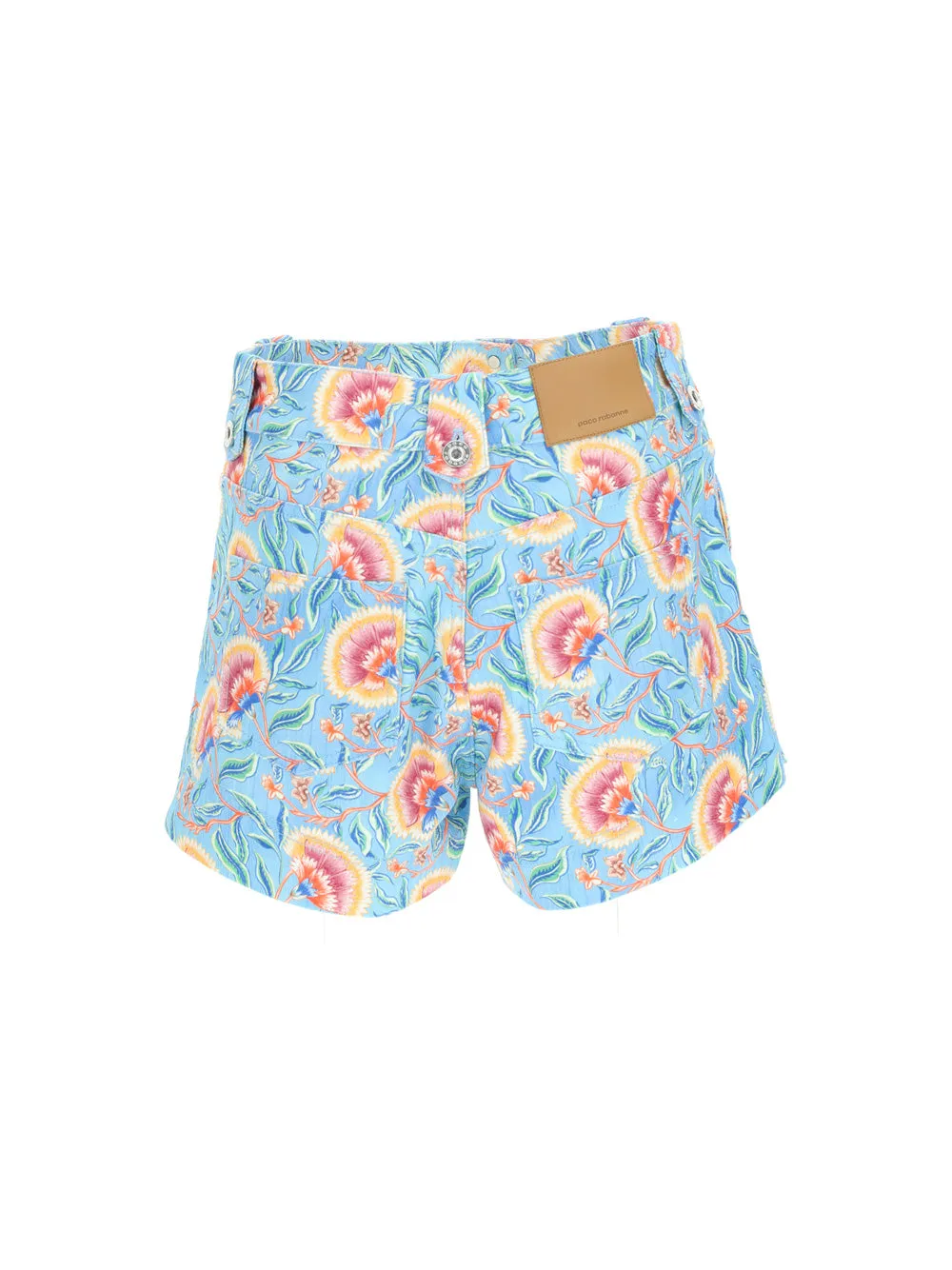 Paco RabanneFloral-Printed Buttoned Shorts