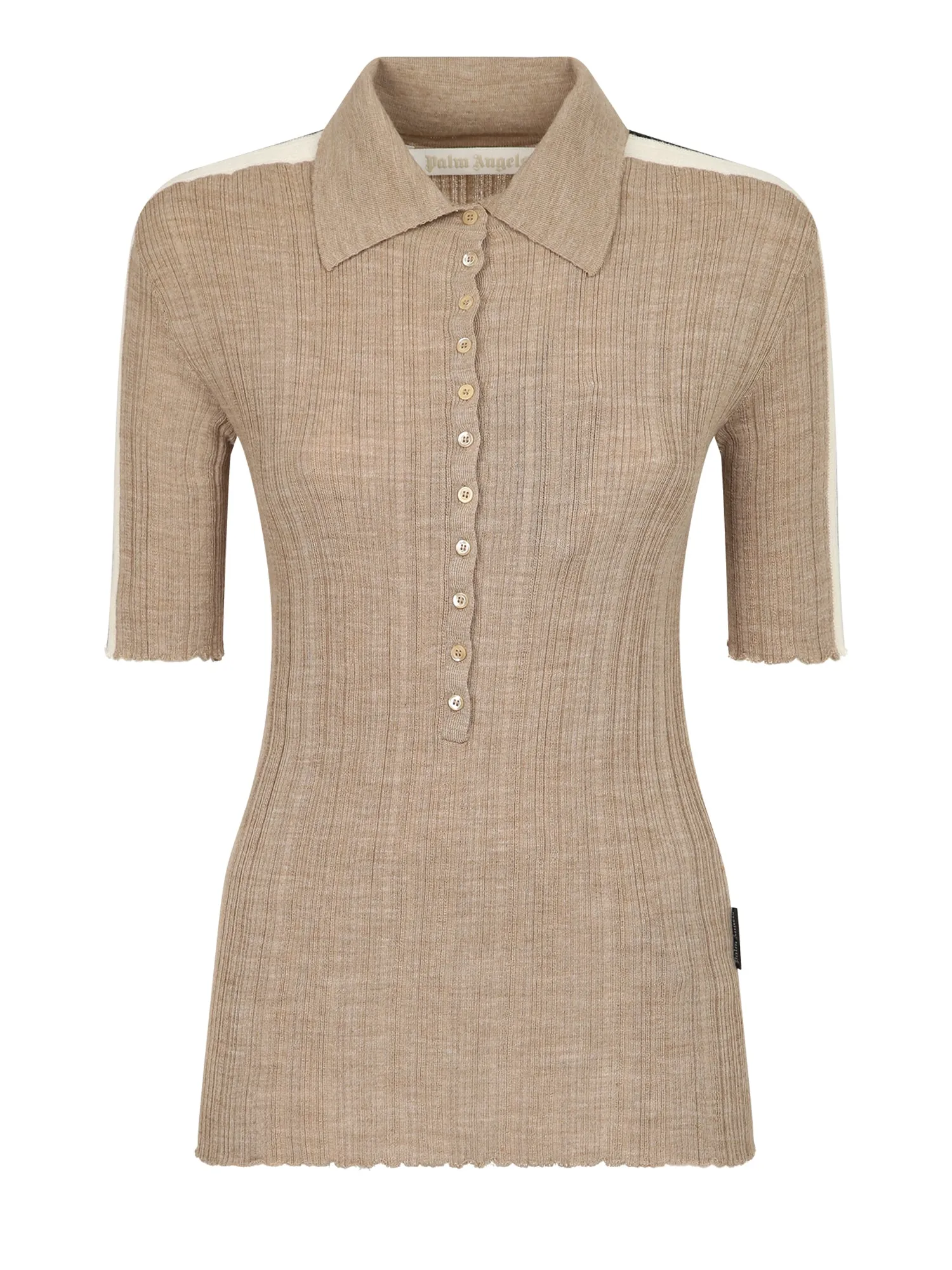 Palm Angels Buttoned Polo Shirt