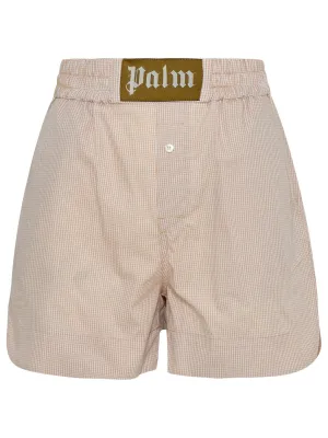 Palm Angels Logo Patch Shorts