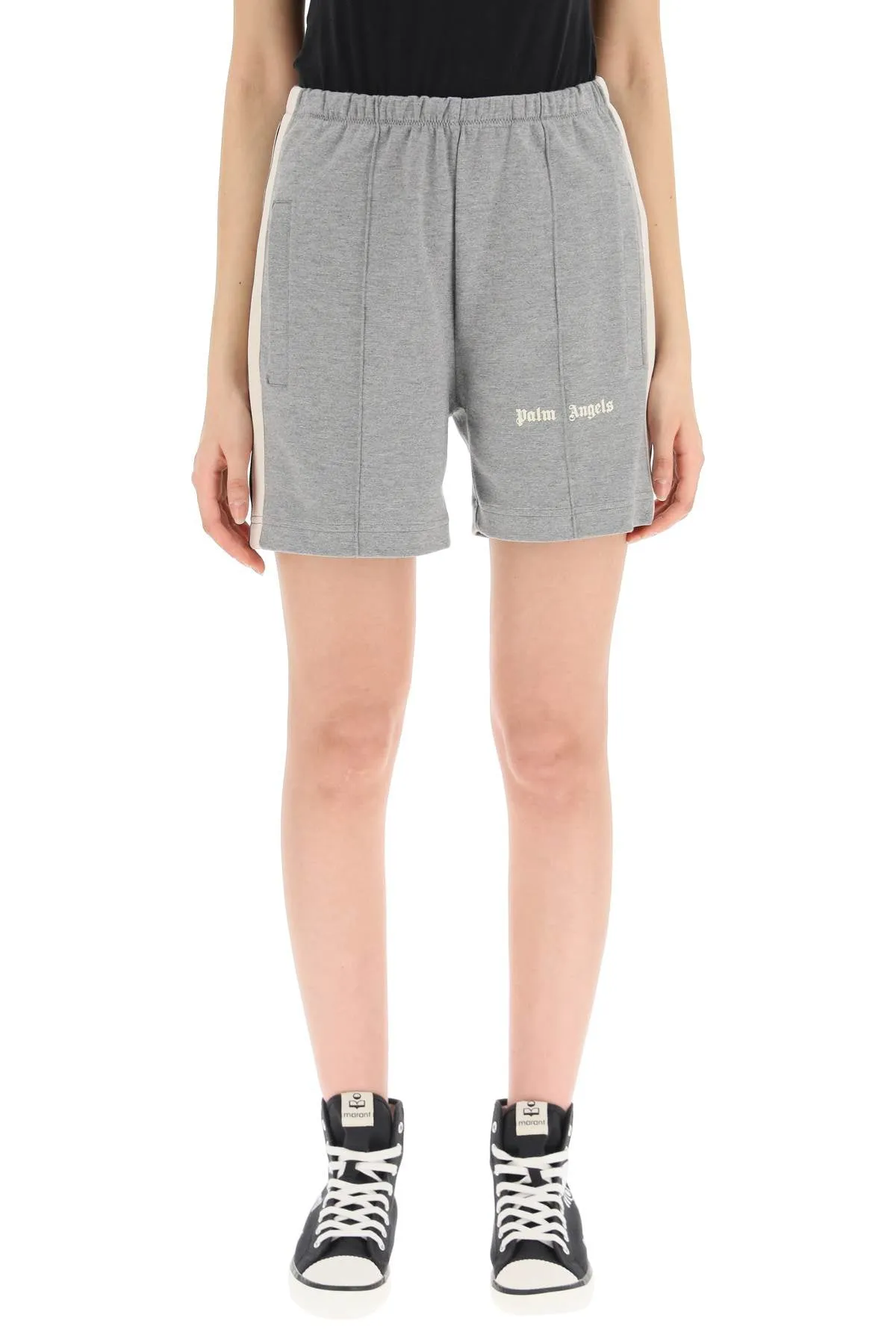 Palm Angels Logo Printed Shorts