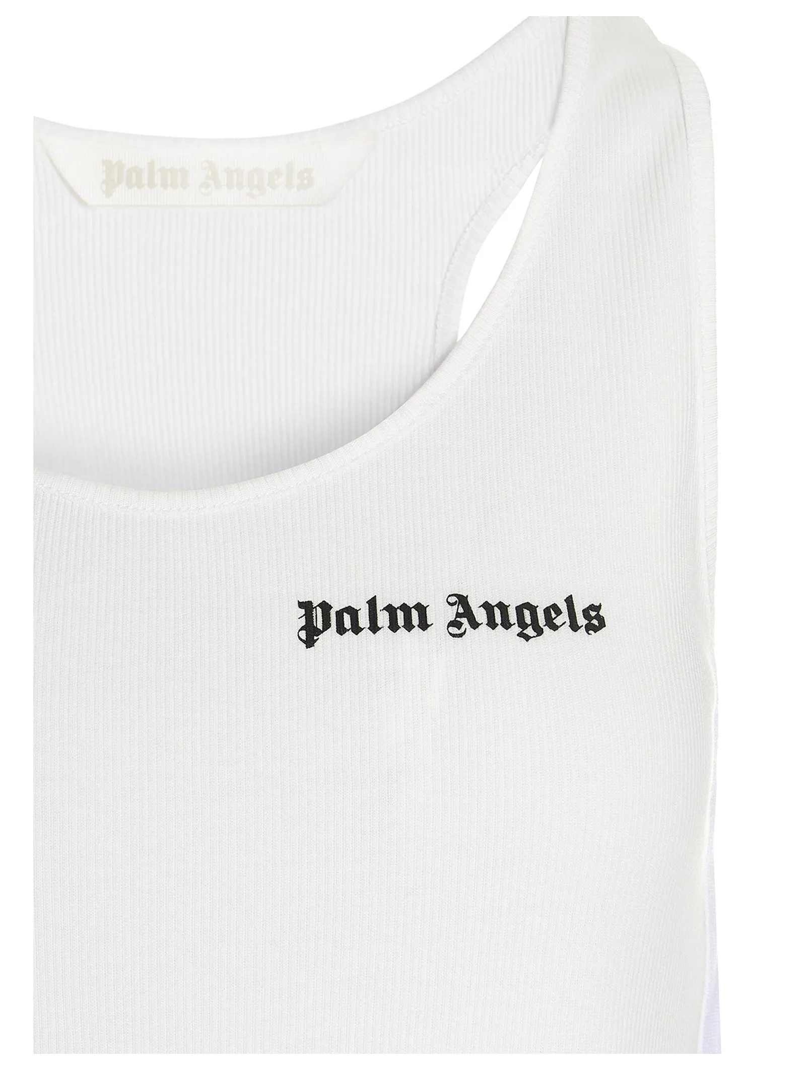Palm Angels Logo Printed Tank Top