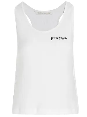 Palm Angels Logo Printed Tank Top