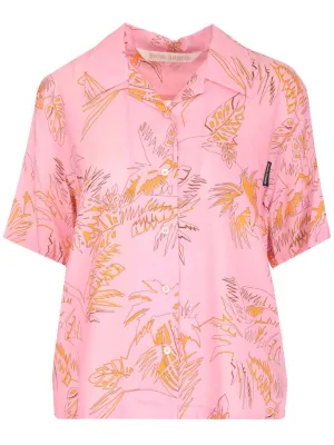 Palm Angels Printed Bowling Shirt