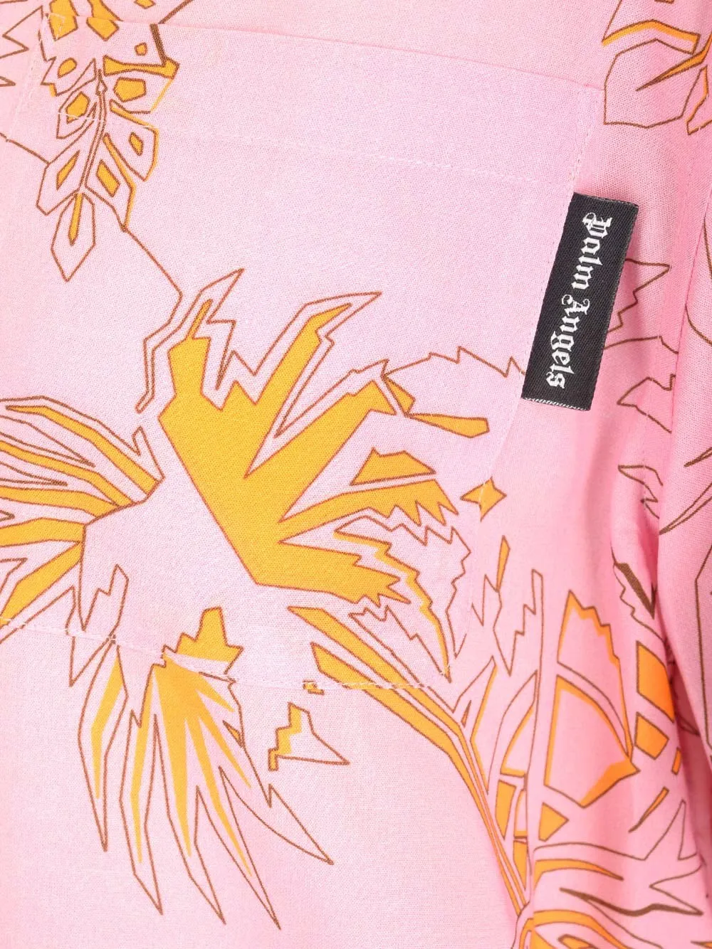 Palm Angels Printed Bowling Shirt