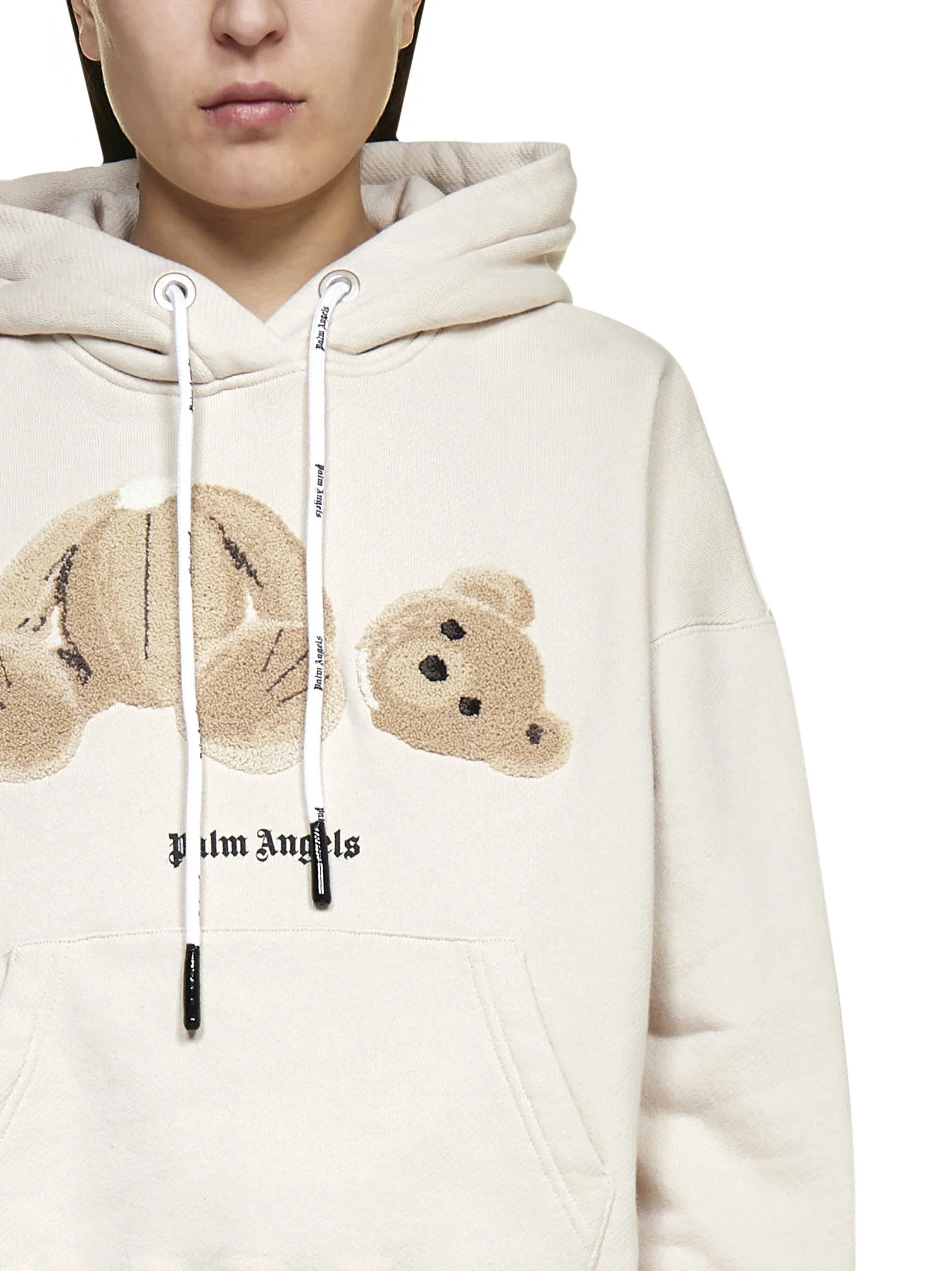 Palm Angels Teddy Bear Patch Hoodie