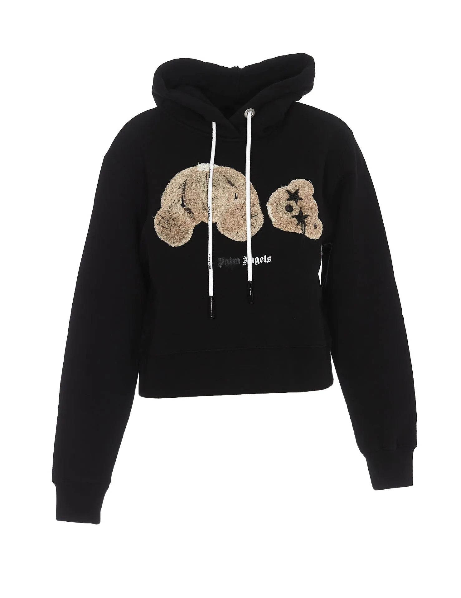 Palm Angels Teddy Embroidered Hoodie
