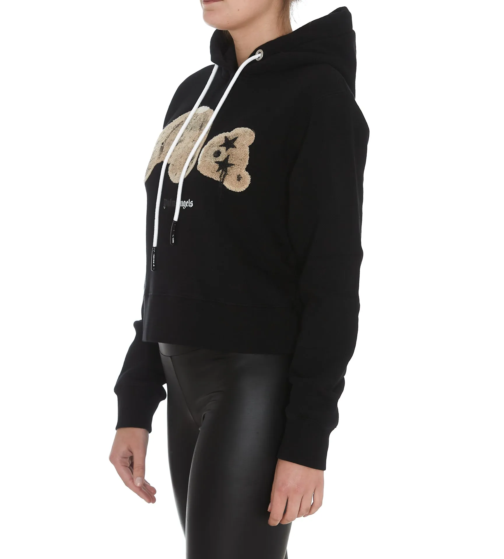 Palm Angels Teddy Embroidered Hoodie