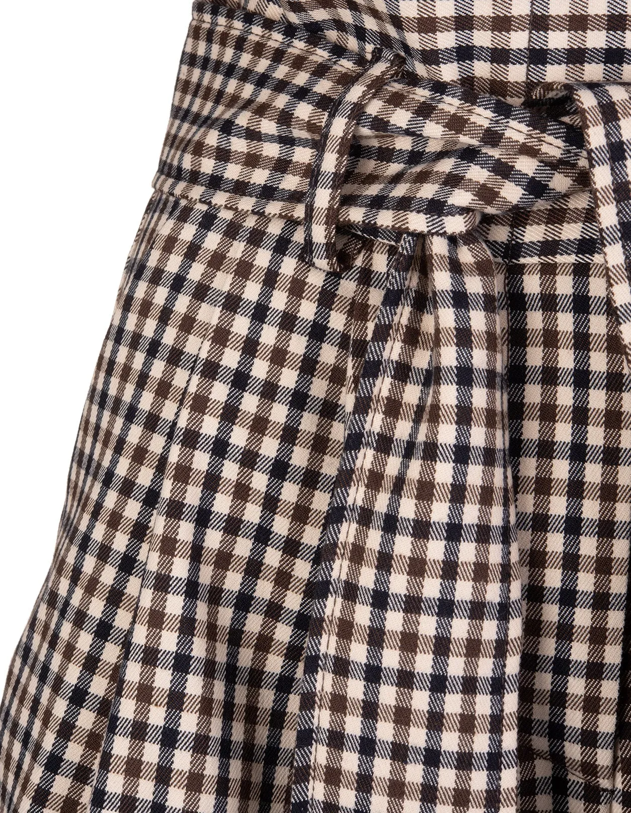 P.A.R.O.S.H. Checked Belted Shorts