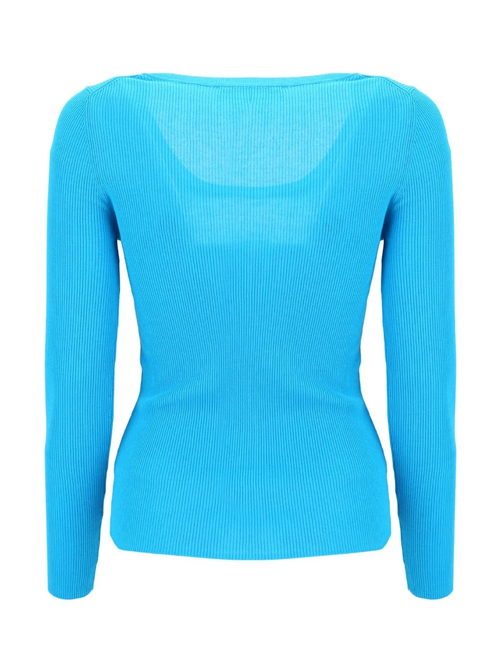 P.A.R.O.S.H. Crewneck Ribbed Knit Top