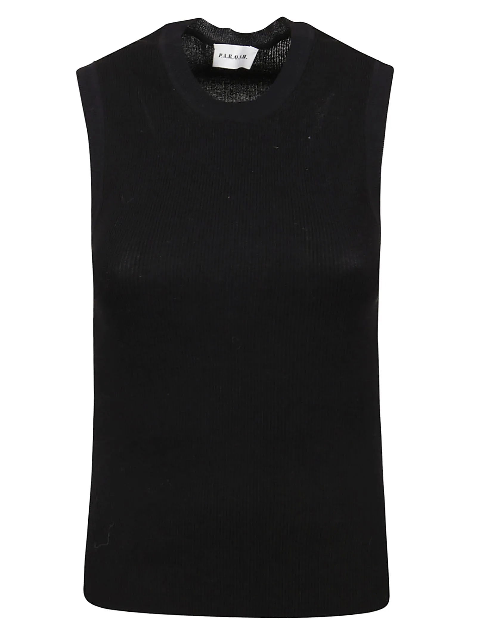 P.A.R.O.S.H. Crewneck Sleeveless Knit Top