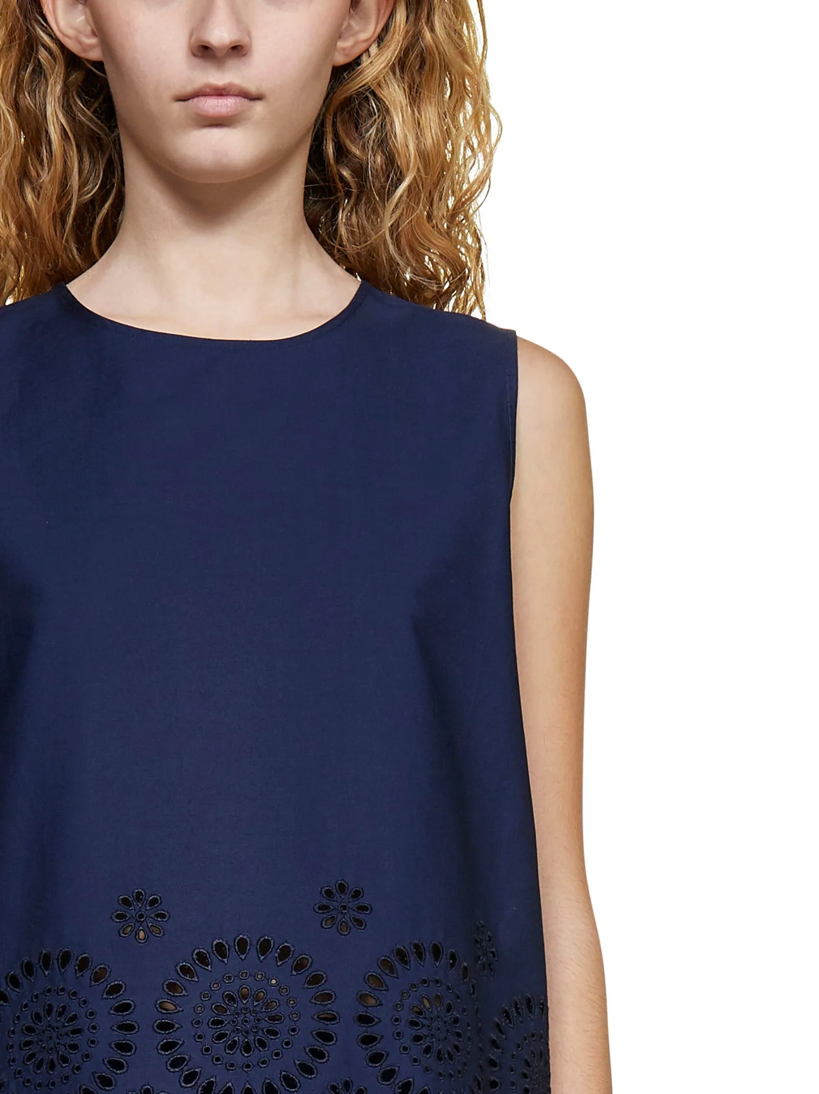 P.A.R.O.S.H. Crewneck Sleeveless Top
