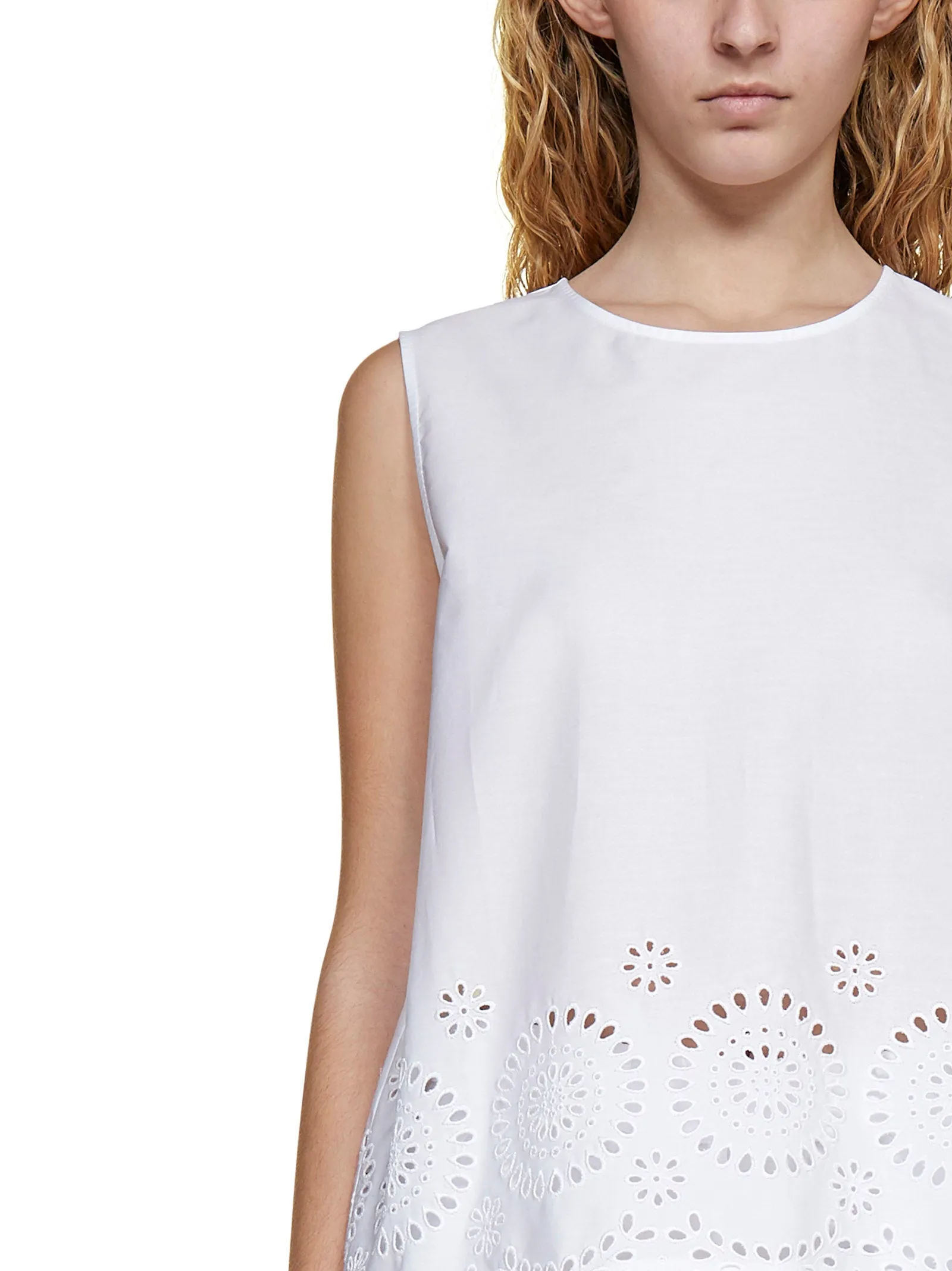 P.A.R.O.S.H. Crewneck Sleeveless Top