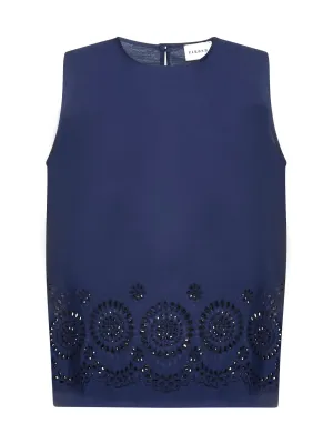 P.A.R.O.S.H. Crewneck Sleeveless Top