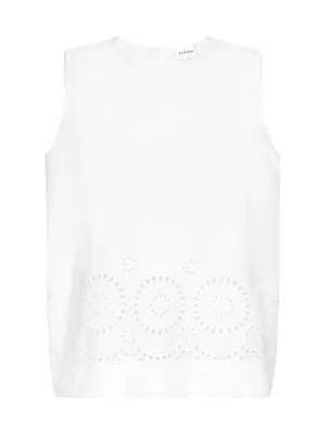 P.A.R.O.S.H. Crewneck Sleeveless Top