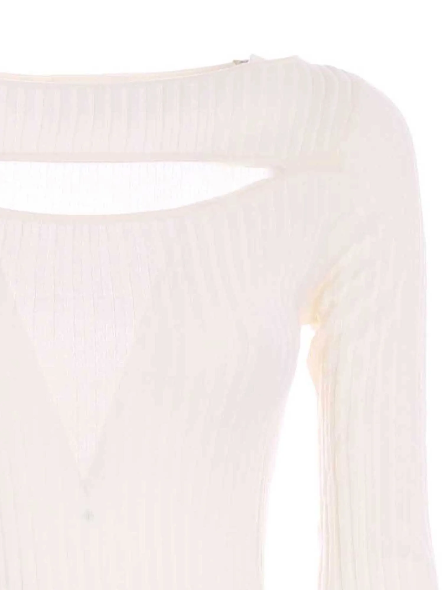 P.A.R.O.S.H. Cut-Out Detailed Knitted Top
