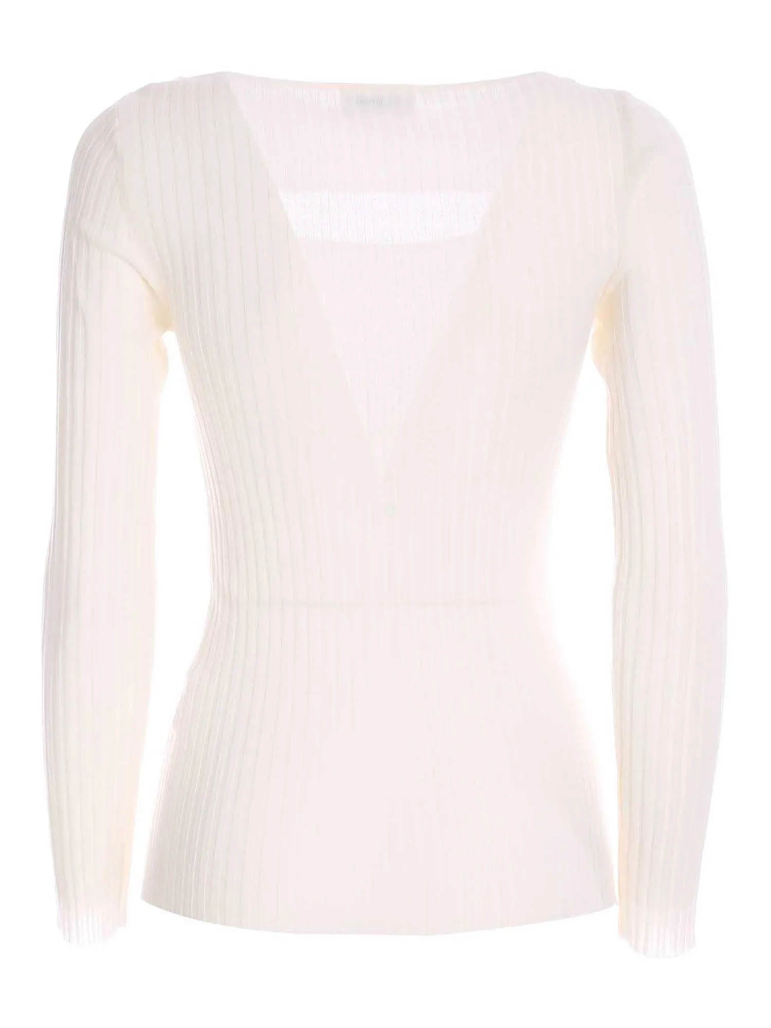 P.A.R.O.S.H. Cut-Out Detailed Knitted Top