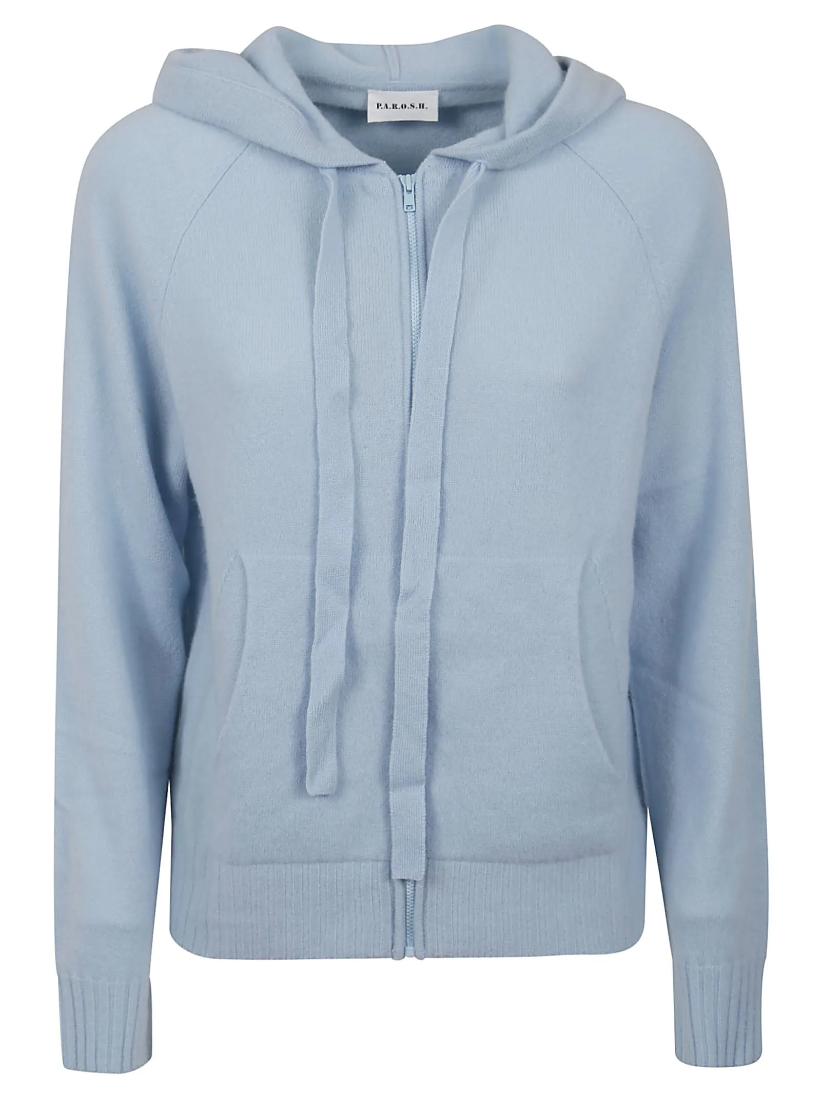 P.A.R.O.S.H. Drawstring Ribbed Hoodie