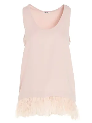 P.A.R.O.S.H. Embellished Scoop Neck Top