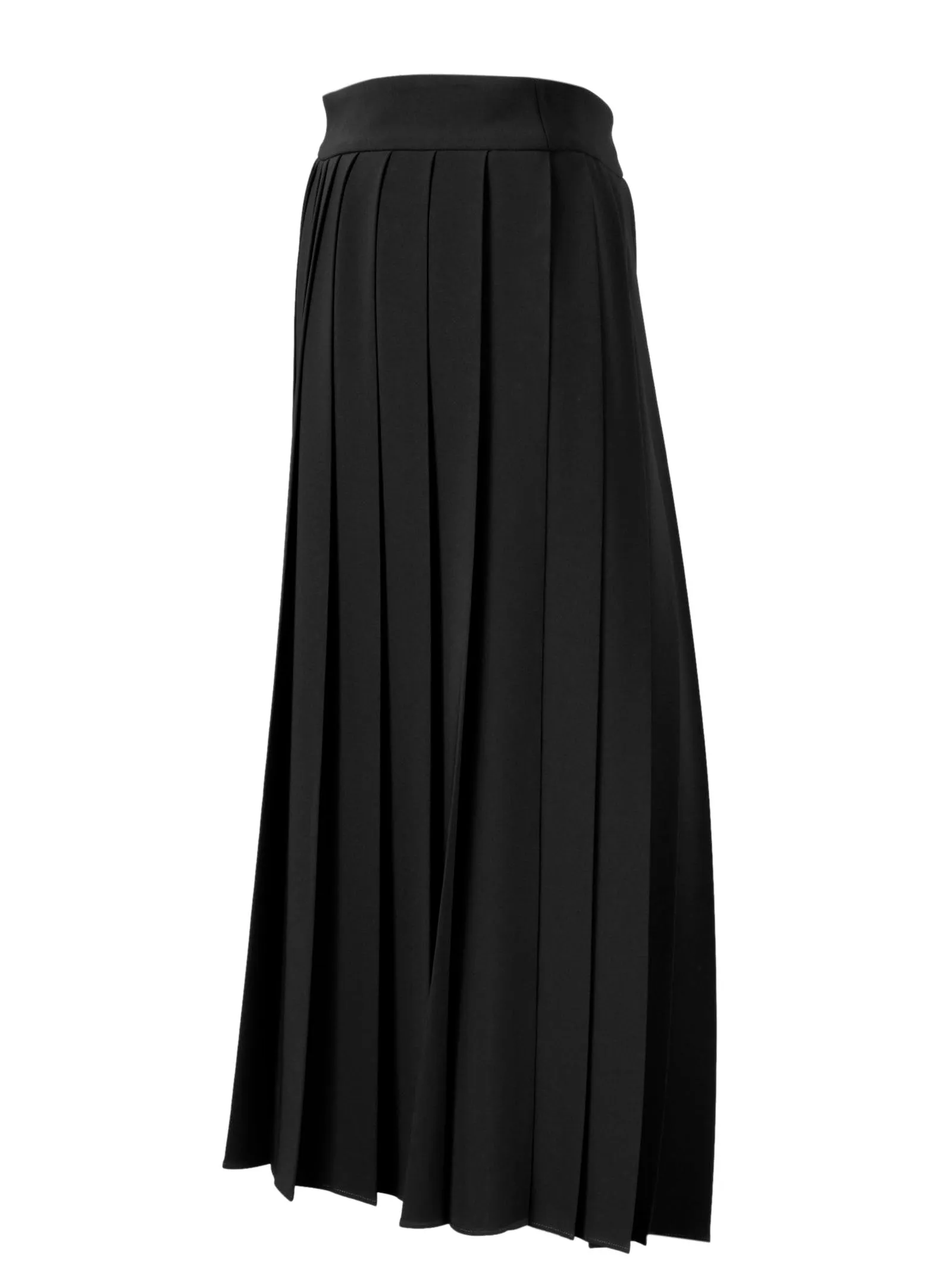 P.A.R.O.S.H. High Waist Asymmetric Pleated Skirt
