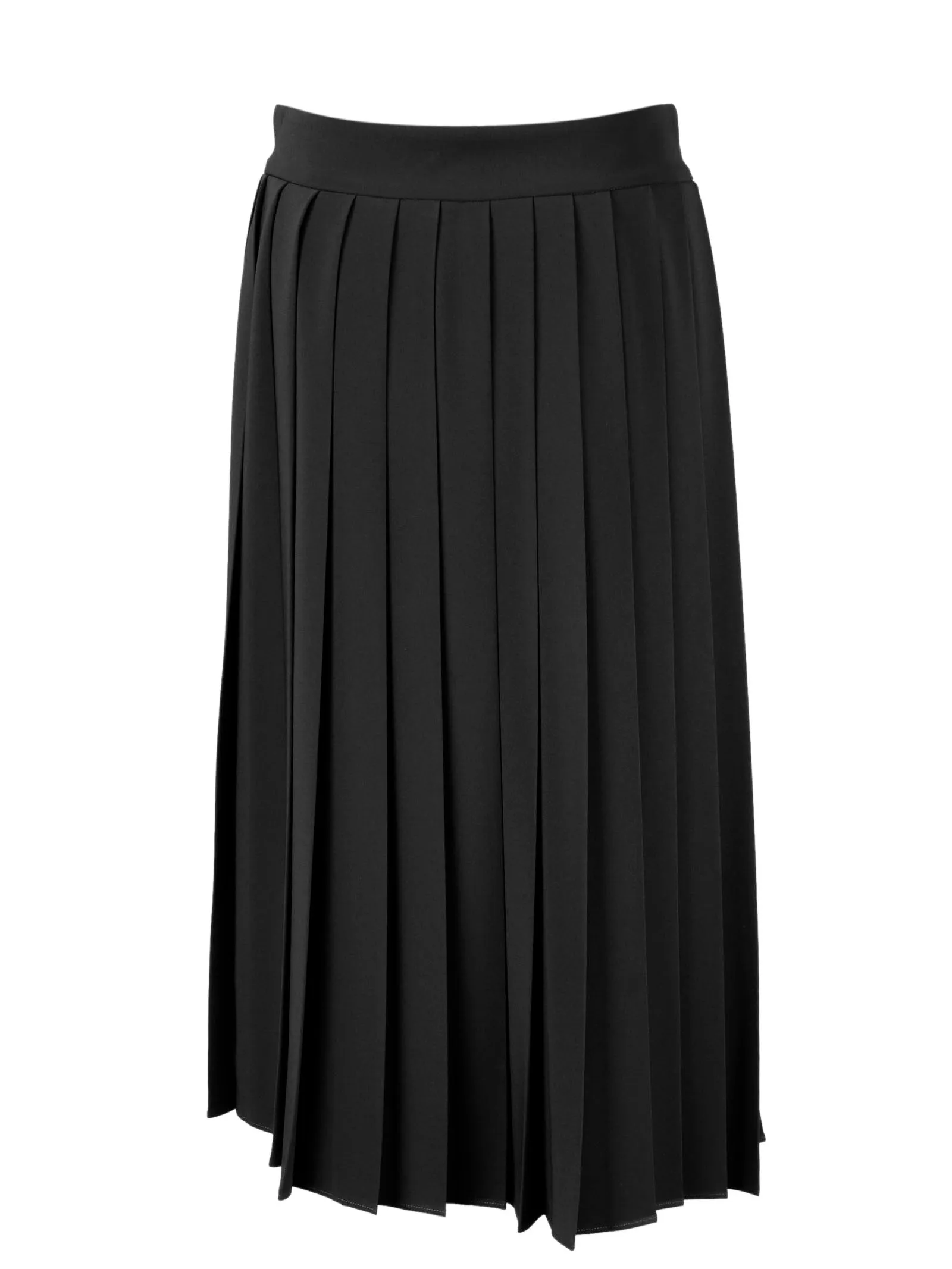 P.A.R.O.S.H. High Waist Asymmetric Pleated Skirt