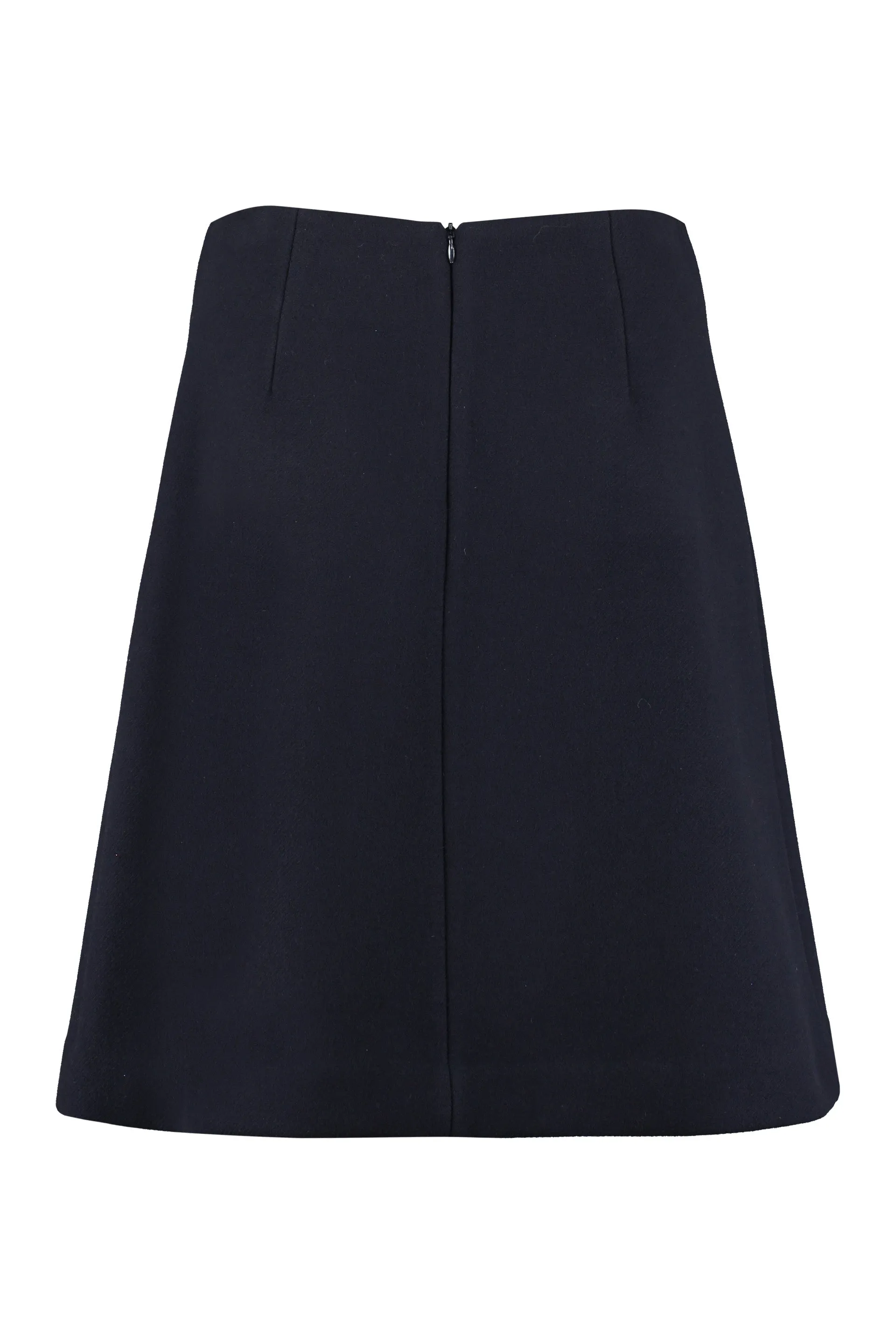 P.A.R.O.S.H. High Waist Flared Midi Skirt