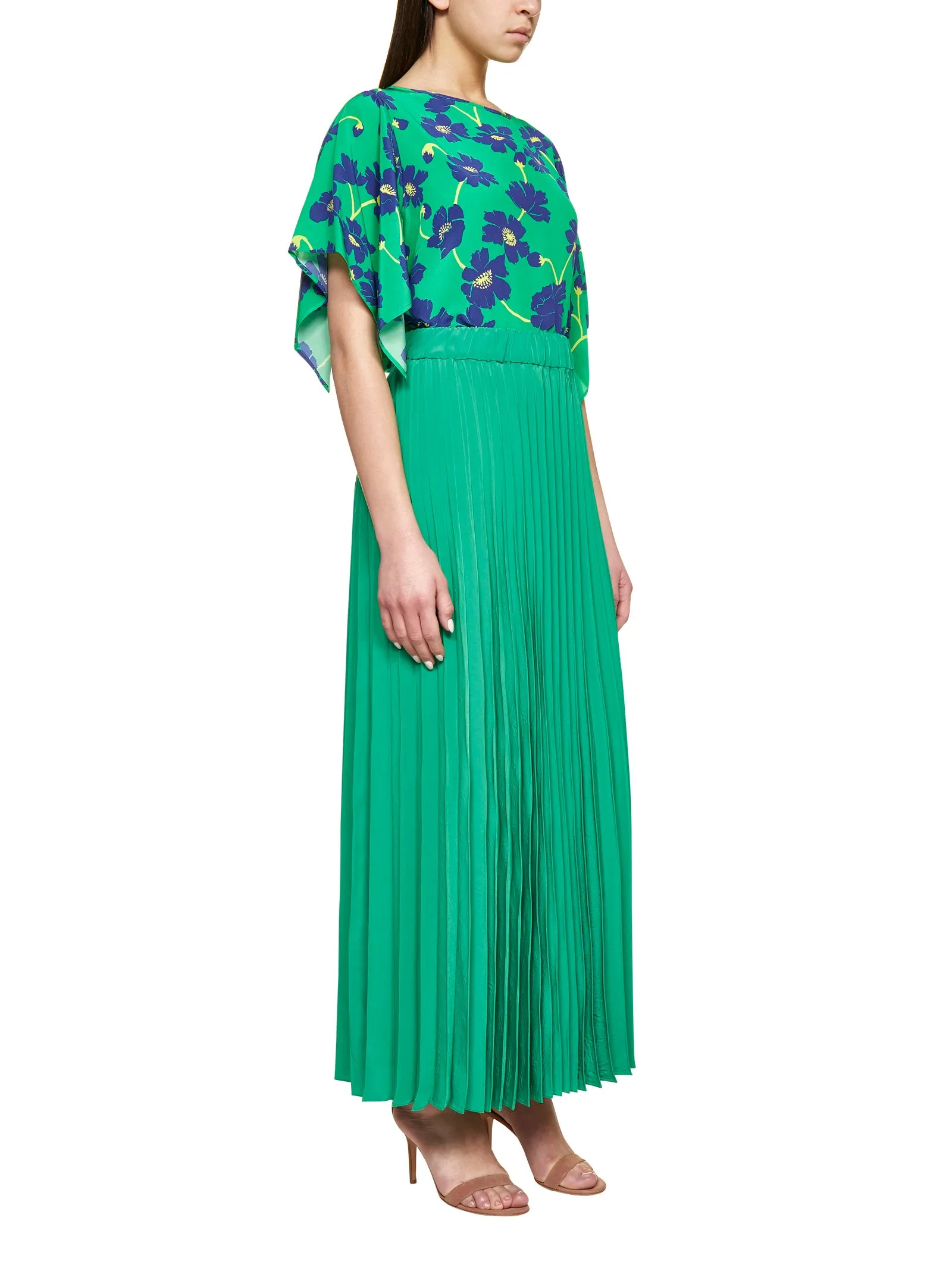 P.A.R.O.S.H. Pleated Maxi Skirt