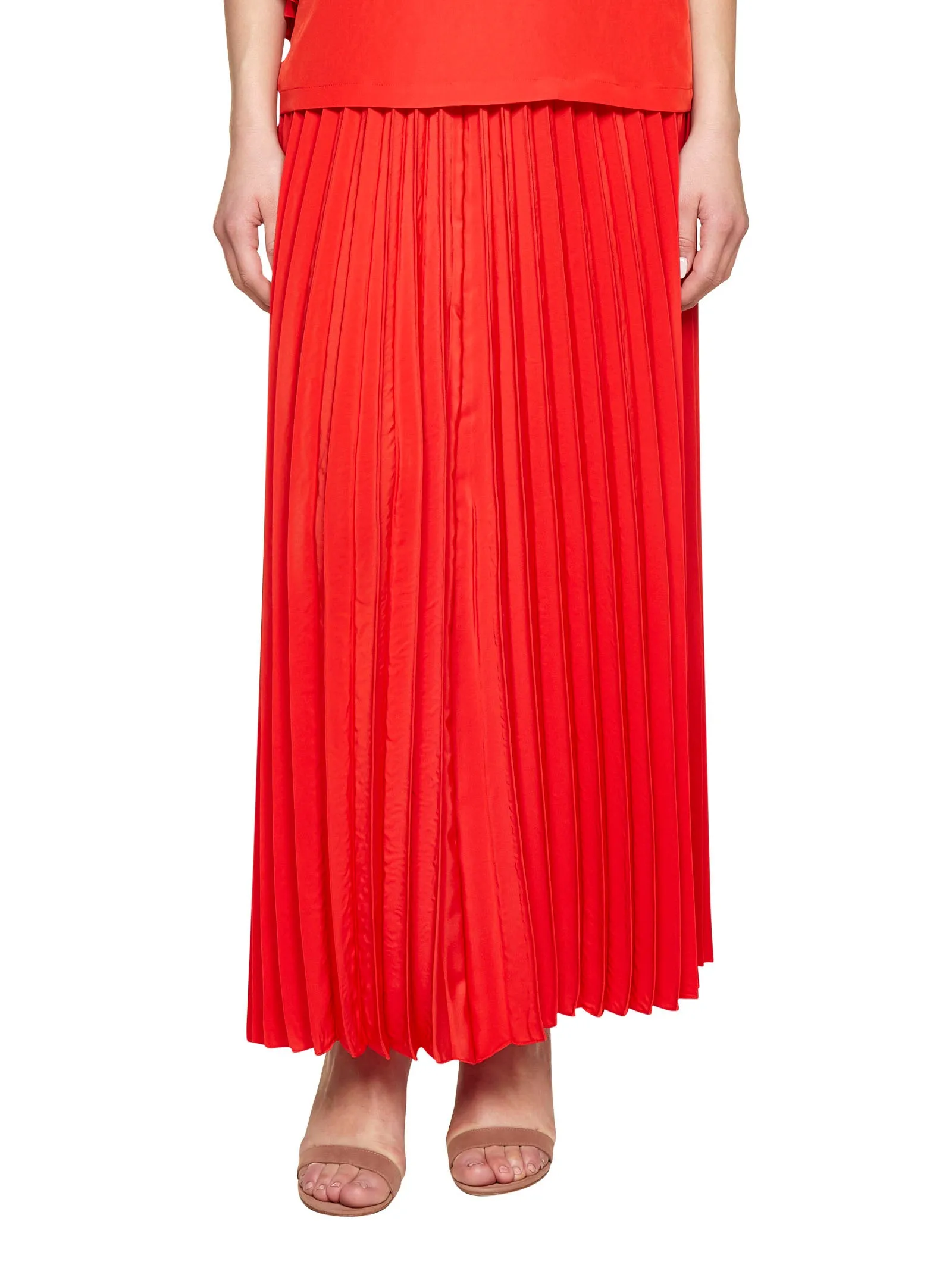 P.A.R.O.S.H. Pleated Maxi Skirt