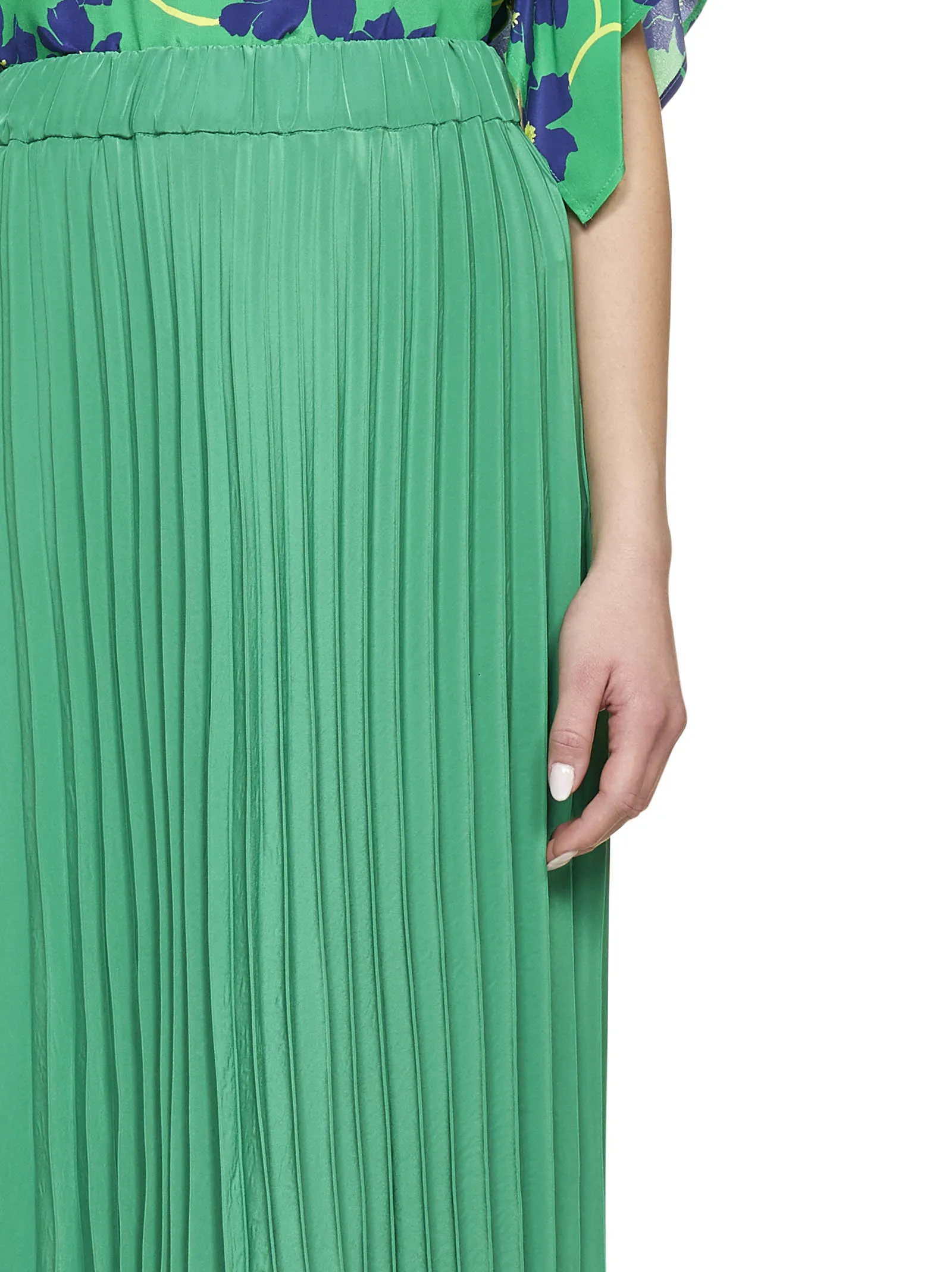 P.A.R.O.S.H. Pleated Maxi Skirt