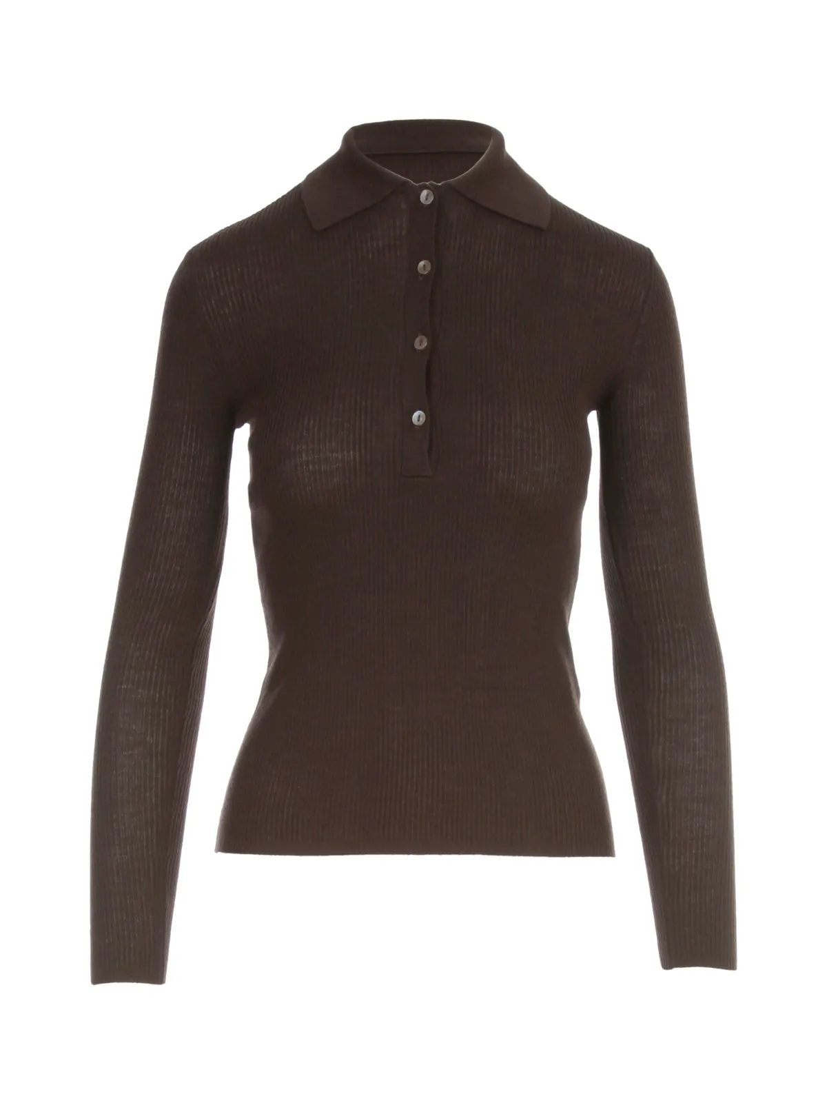 P.A.R.O.S.H. Slim Fit Knitted Polo Shirt