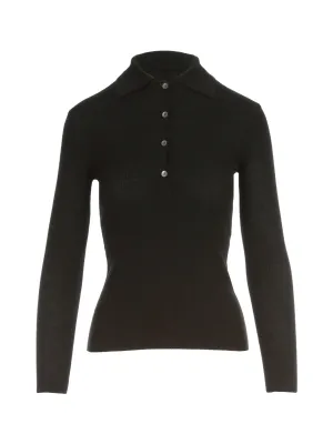 P.A.R.O.S.H. Slim Fit Knitted Polo Shirt