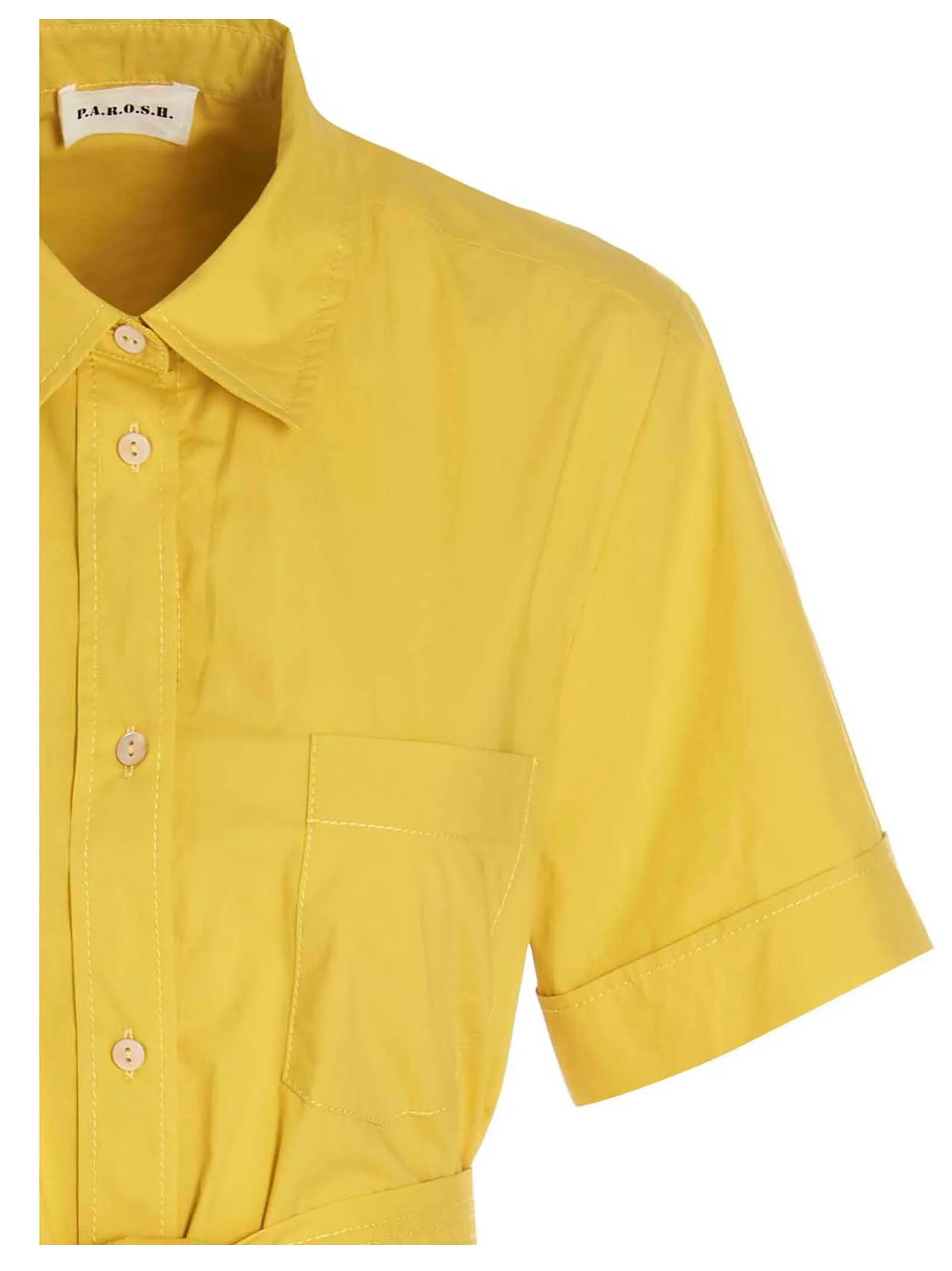 P.A.R.O.S.H. Tie-Waist Shirt Dress